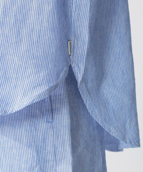 ECOALF(エコアルフ)の「DARIA ストライプ シャツ / DARIA LINEN SHIRT WOMAN(シャツ/ブラウス・レディース・ブルー系その他2・FREE)」の9枚目の写真