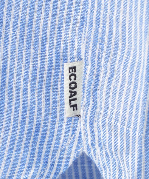 ECOALF(エコアルフ)の「DARIA ストライプ シャツ / DARIA LINEN SHIRT WOMAN(シャツ/ブラウス・レディース・ブルー系その他2・FREE)」の10枚目の写真