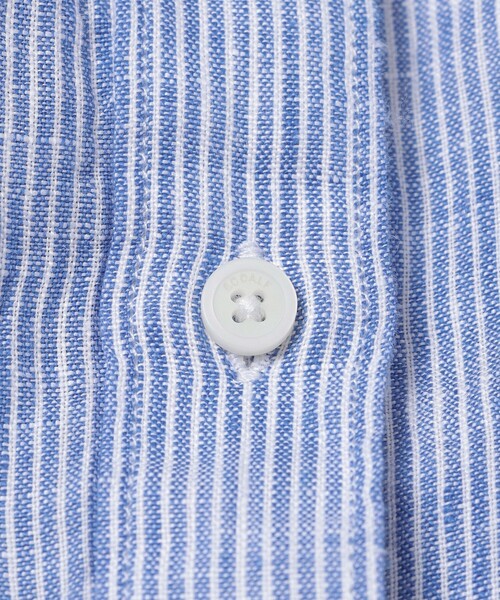 ECOALF(エコアルフ)の「DARIA ストライプ シャツ / DARIA LINEN SHIRT WOMAN(シャツ/ブラウス・レディース・ブルー系その他2・FREE)」の11枚目の写真