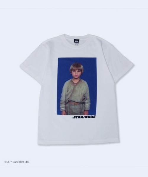 STAR WARS(スターウォーズ)の「『スター・ウォーズ/STARWARS』""Anakin Skywalker (Ani)"" T-Shirt" 半袖プリントTシャツ ビックシルエット ピグメント加工 ヴィンテージライク(Tシャツ/カットソー・メンズ・チャコール/ホワイト・LARGE/X-LARGE/MEDIUM)」の2枚目の写真