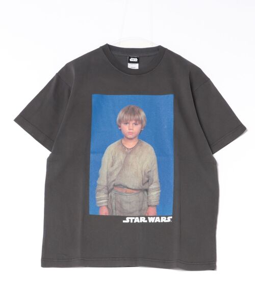 STAR WARS(スターウォーズ)の「『スター・ウォーズ/STARWARS』""Anakin Skywalker (Ani)"" T-Shirt" 半袖プリントTシャツ ビックシルエット ピグメント加工 ヴィンテージライク(Tシャツ/カットソー・メンズ・チャコール/ホワイト・LARGE/X-LARGE/MEDIUM)」の6枚目の写真