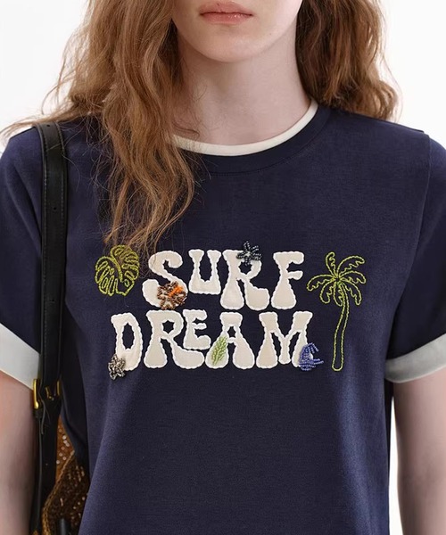 Fano Studios(ファノ ストゥディオズ)の「ロゴデザイン ロールアップ Tシャツ FX26S048【Fano Studios】【2026SS】(Tシャツ/カットソー・レディース・ネイビー・L/M/S)」の8枚目の写真