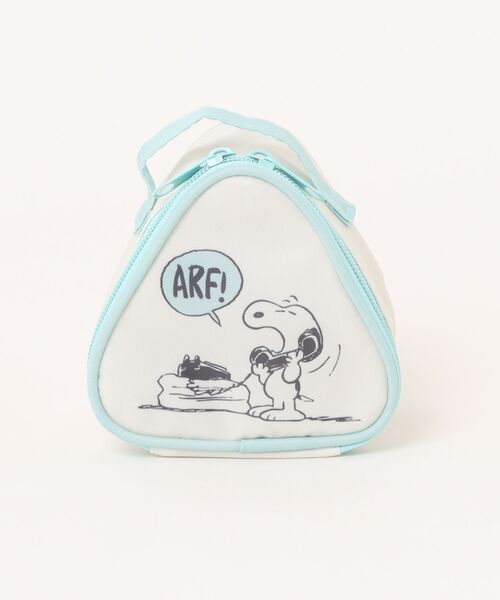 PEANUTS（ピーナッツ）の「〈PEANUTS/ピーナッツ〉 スヌーピー スモーキーパステル   保冷おにぎり型ミニランチバッグ KONC2（エコバッグ/サブバッグ・レディース・ブルー・ONE SIZE）」の7枚目の写真