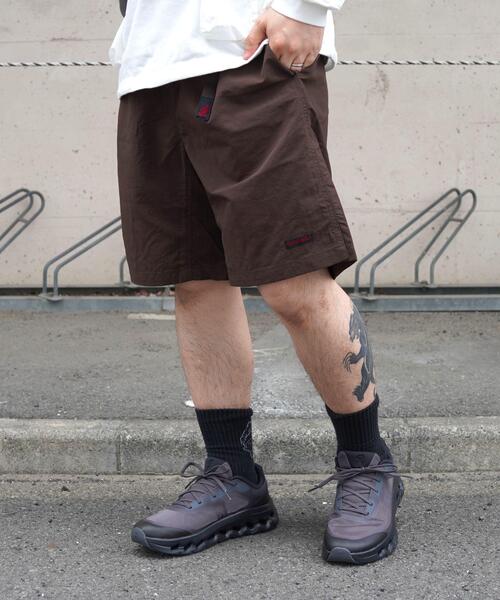 Gramicci(グラミチ)の「Gramicci/グラミチ NYLON PACKABLE G-SHORT ナイロンパッカブルGショーツ(その他パンツ・メンズ・ブラック/ネイビー/ベージュ/ブラウン系その他3/ライトグリーン/ピンク・L/M/XL/S)」の2枚目の写真