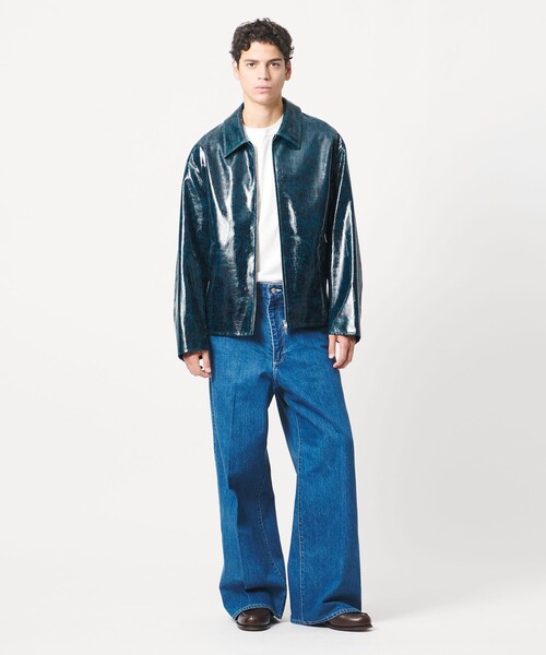 LOEFF（ロエフ）の「＜LOEFF＞CRAKLE OCEAN ジャケット UNISEX（その他アウター・レディース・ネイビー・0/1/2）」の6枚目の写真