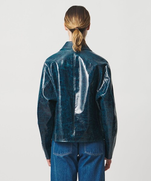 LOEFF（ロエフ）の「＜LOEFF＞CRAKLE OCEAN ジャケット UNISEX（その他アウター・レディース・ネイビー・0/1/2）」の10枚目の写真