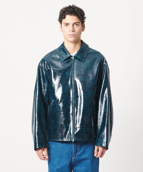 LOEFF（ロエフ）の「＜LOEFF＞CRAKLE OCEAN ジャケット UNISEX（その他アウター・レディース・ネイビー・0/1/2）」の11枚目の写真