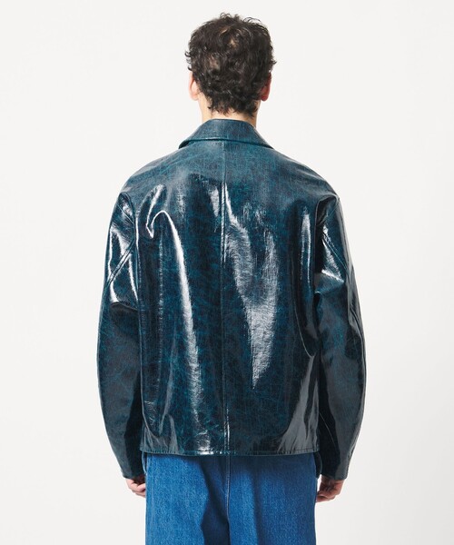 LOEFF（ロエフ）の「＜LOEFF＞CRAKLE OCEAN ジャケット UNISEX（その他アウター・レディース・ネイビー・0/1/2）」の14枚目の写真