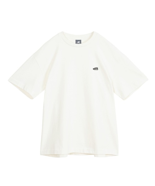 NEW BALANCE(ニューバランス)の「シューパッチショートスリーブTシャツ(Tシャツ/カットソー・メンズ・オフホワイト/ダークブラック/オリーブ/ダークネイビー・MEDIUM/LARGE/X-LARGE/XX-LARGE/SMALL)」の7枚目の写真