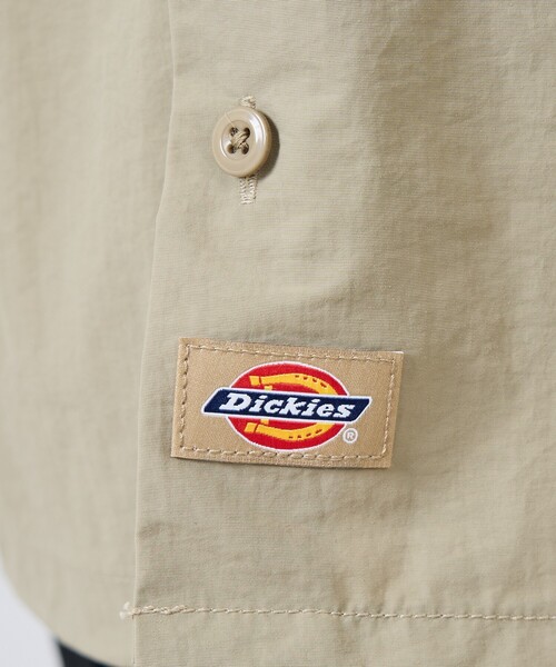 Dickies（ディッキーズ）の「【DICKIES/ディッキーズ】 ナイロンリラックスワークシャツ/ 半袖/ ドローコード付/DC2010 /ユニセックス（シャツ/ブラウス・メンズ・ベージュ/ブラック・M/L）」の12枚目の写真