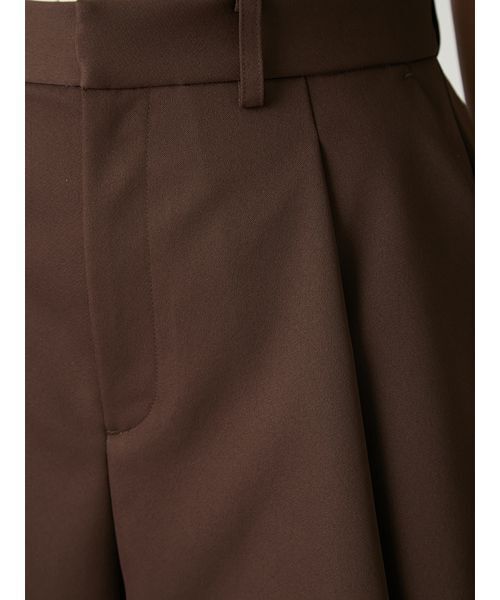 FRAY I.D(フレイアイディー)の「タックフォルムショートパンツ(その他パンツ・レディース・ライトベージュ/マルチ/ブラウン・0/1)」の7枚目の写真