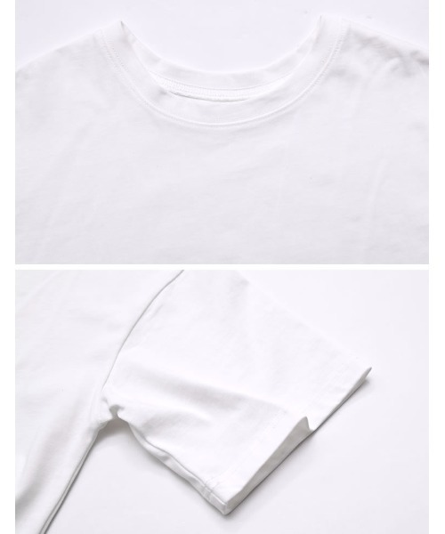 Re:EDIT（リエディ）の「[2026 SUMMER COLLECTION]裾サテンレースレイヤード風Tシャツ（Tシャツ/カットソー・レディース・オフホワイト/ブラック・FREE）」の13枚目の写真