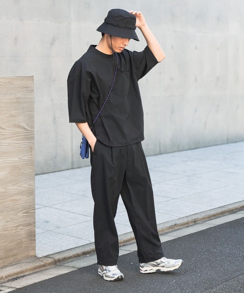 BAYFLOW（ベイフロー）の「【ストレッチ・吸水速乾・接触冷感】FLOWNEXワイドパンツ（その他パンツ・メンズ・ブラック/グレー・LARGE/MEDIUM）」の11枚目の写真