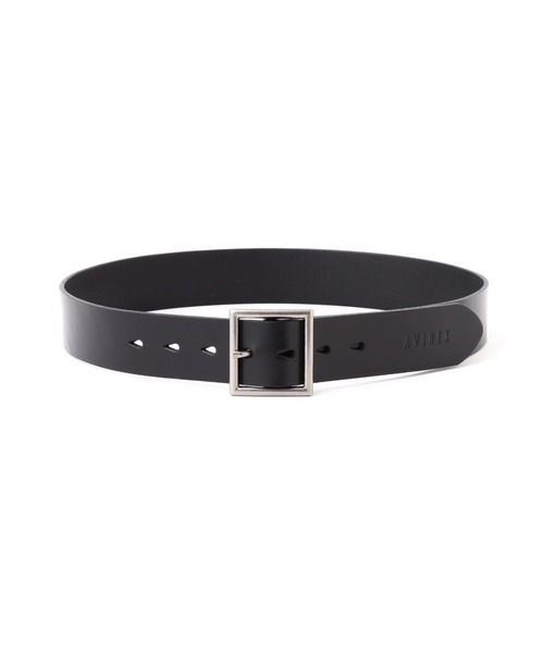 AVIREX（アヴィレックス）の「《直営店限定》LEATHER BELT（ベルト・レディース・ブラック/ダークブラウン・F）」の2枚目の写真