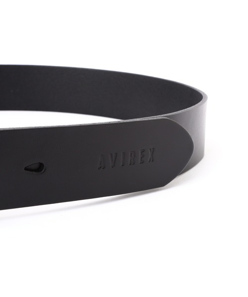 AVIREX（アヴィレックス）の「《直営店限定》LEATHER BELT（ベルト・レディース・ブラック/ダークブラウン・F）」の5枚目の写真