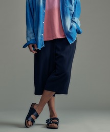 ADAMPATEK/twill cropped wide easy trousers/ドライツイルクロップドワイドイージーパンツ(AP2618034)