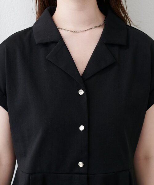 natural couture(ナチュラルクチュール)の「イレヘムカットソートップス(Tシャツ/カットソー・レディース・ネイビー/オフホワイト/ブラック/ピンクベージュ・FREE)」の12枚目の写真