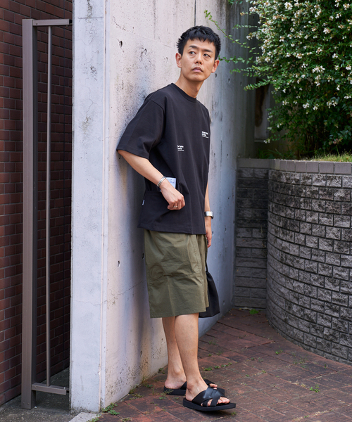 B.C STOCK(ベーセーストック)の「OLIVEDRAB CARRY PKT S/S-Tシャツ(Tシャツ/カットソー・メンズ・グレー系その他/ブラック/ホワイト/ブルー系その他・MEDIUM/X-LARGE/LARGE)」の6枚目の写真