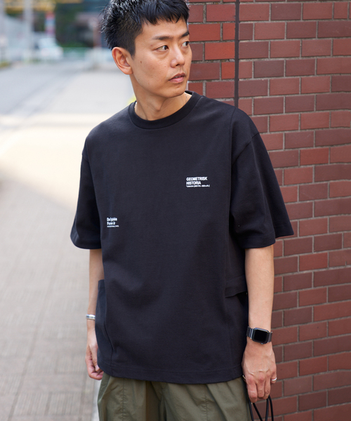 B.C STOCK(ベーセーストック)の「OLIVEDRAB CARRY PKT S/S-Tシャツ(Tシャツ/カットソー・メンズ・グレー系その他/ブラック/ホワイト/ブルー系その他・MEDIUM/X-LARGE/LARGE)」の7枚目の写真