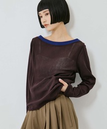 AKANE UTSUNOMIYA（アカネウツノミヤ）の「【AKANE UTSUNOMIYA/アカネウツノミヤ】SAP-FT29-2006【ロングスリーブリンガーTシャツ】（Tシャツ/カットソー）」