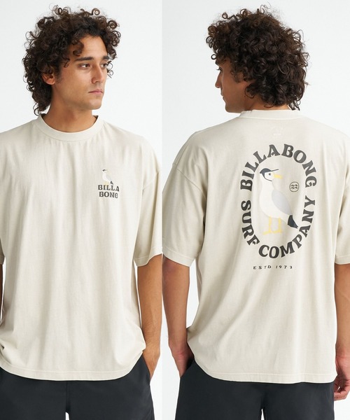 BILLABONG（ビラボン）の「BILLABONG メンズ SEAGULL Tシャツ 【2026年夏モデル】（Tシャツ/カットソー・メンズ・イエロー/ベージュ系その他/ブルー系その他2・MEDIUM/LARGE/X-LARGE）」の2枚目の写真