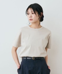 THREE FIFTY STANDARD シルケット加工をほどこしたダブルスリーブTシャツ