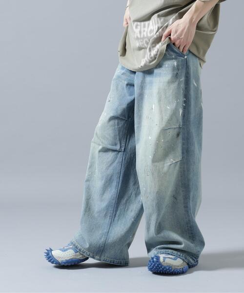 DANKE SCHON(ダンケシェーン)の「DankeSchon/ダンケシェーン/12oz BAGGY JEANS/PAINT(デニムパンツ・レディース・その他4・S/L/M)」の3枚目の写真