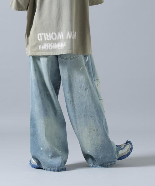DANKE SCHON(ダンケシェーン)の「DankeSchon/ダンケシェーン/12oz BAGGY JEANS/PAINT(デニムパンツ・レディース・その他4・S/L/M)」の4枚目の写真