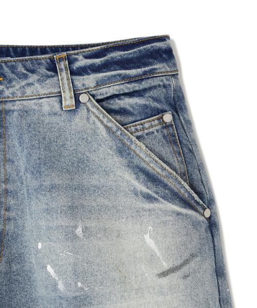 DANKE SCHON(ダンケシェーン)の「DankeSchon/ダンケシェーン/12oz BAGGY JEANS/PAINT(デニムパンツ・レディース・その他4・S/L/M)」の10枚目の写真