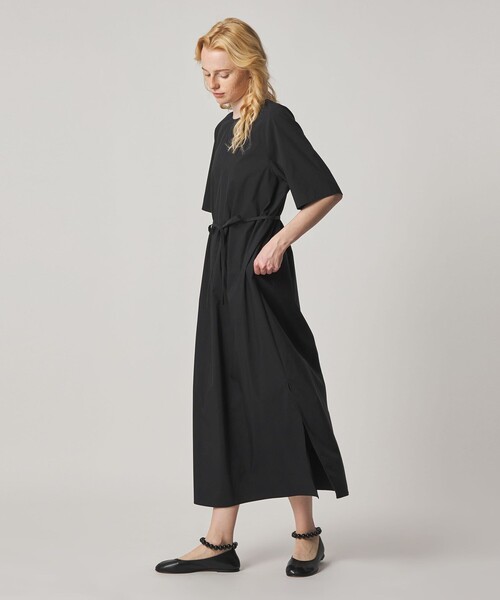 Steven Alan(スティーブンアラン)の「<Steven Alan>TC タフタ ロング ワンピース(ワンピース・レディース・ブラック/ベージュ・M/S)」の1枚目の写真