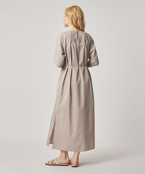 Steven Alan(スティーブンアラン)の「<Steven Alan>TC タフタ ロング ワンピース(ワンピース・レディース・ブラック/ベージュ・M/S)」の3枚目の写真