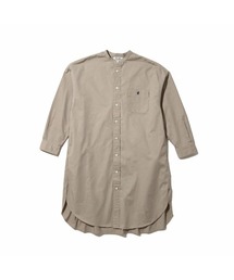 Gymphlex Band collar shirt dress(ジムフレックス バンドカラーシャツワンピース)