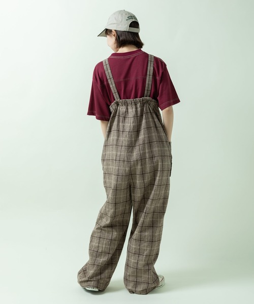 PAR ICI(パーリッシィ)の「コットン/リネン チェック サロペット(その他パンツ・レディース・ダークブラウン系/ブラック系/ブラック系その他・FREE)」の17枚目の写真