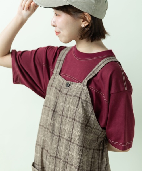 PAR ICI(パーリッシィ)の「コットン/リネン チェック サロペット(その他パンツ・レディース・ダークブラウン系/ブラック系/ブラック系その他・FREE)」の18枚目の写真