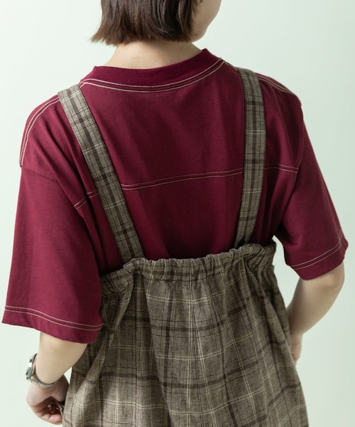 PAR ICI(パーリッシィ)の「コットン/リネン チェック サロペット(その他パンツ・レディース・ダークブラウン系/ブラック系/ブラック系その他・FREE)」の19枚目の写真