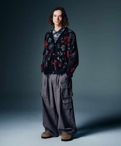 glamb(グラム)の「Fade Asymmetry Cargo Pants / フェイドアシンメトリーカーゴパンツ(カーゴパンツ・メンズ・ブラック/カーキ/チャコール・S/M/L)」の15枚目の写真