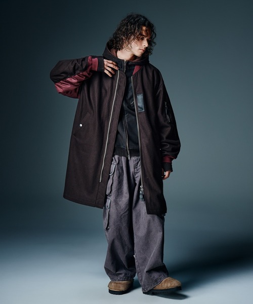 glamb(グラム)の「Fade Asymmetry Cargo Pants / フェイドアシンメトリーカーゴパンツ(カーゴパンツ・メンズ・ブラック/カーキ/チャコール・S/M/L)」の12枚目の写真