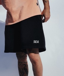 WIND AND SEA（ウィンダンシー）の「SULFUR DYEING LOGO HALF PANTS（スウェットパンツ）」