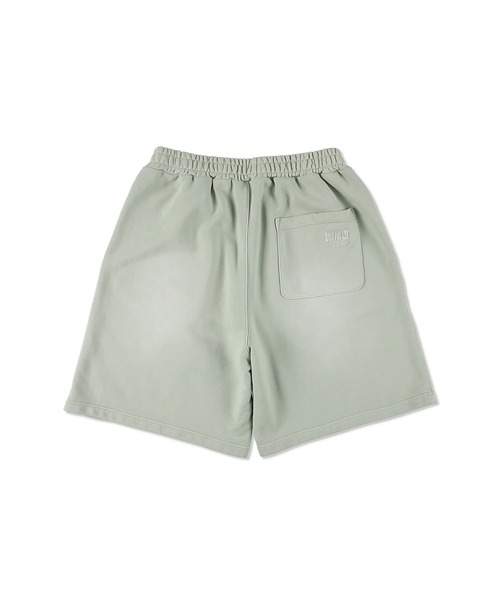 WIND AND SEA(ウィンダンシー)の「SULFUR DYEING LOGO HALF PANTS(スウェットパンツ・メンズ・ブラック/オレンジ系/ミント/サックスブルー・SMALL/X-LARGE/LARGE)」の12枚目の写真