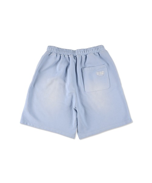 WIND AND SEA(ウィンダンシー)の「SULFUR DYEING LOGO HALF PANTS(スウェットパンツ・メンズ・ブラック/オレンジ系/ミント/サックスブルー・SMALL/X-LARGE/LARGE)」の16枚目の写真
