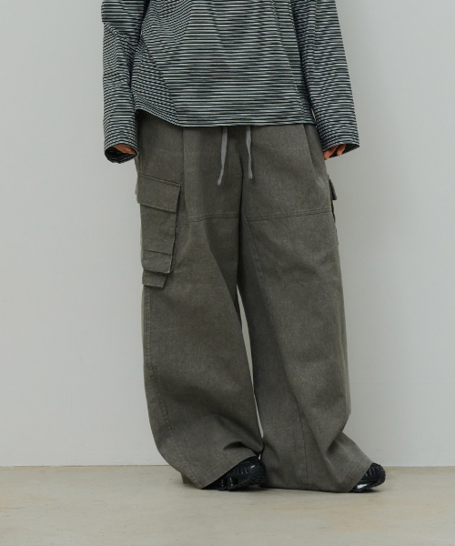 DESIRED(デシレッド)の「カーゴ切替パンツ-FASK2201B09(その他パンツ・レディース・チャコールグレー・MEDIUM/LARGE/X-LARGE)」の6枚目の写真