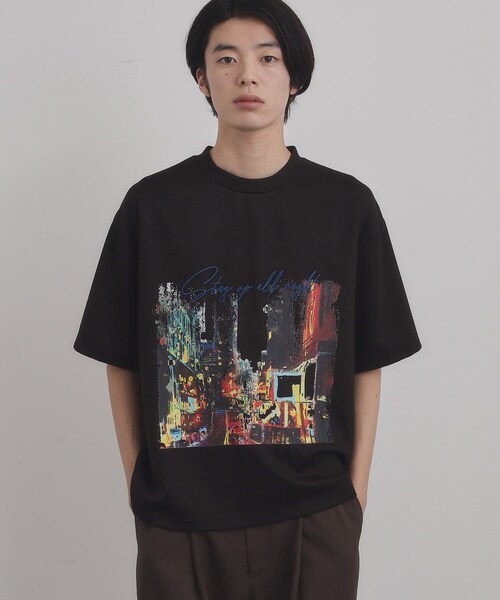 セール】ブラシ刺繍半袖Tシャツ（Tシャツ/カットソー）｜tk.TAKEO