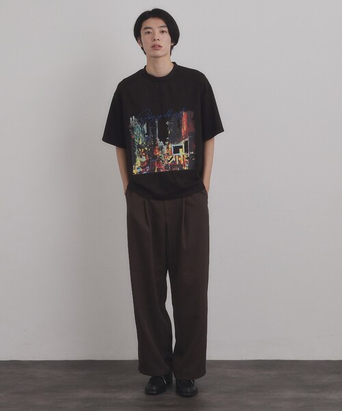 tk.TAKEO KIKUCHI(ティーケータケオキクチ)の「ブラシ刺繍半袖Tシャツ(Tシャツ/カットソー・メンズ・ナチュラル/ブラック/ホワイト・04/02/03)」の18枚目の写真