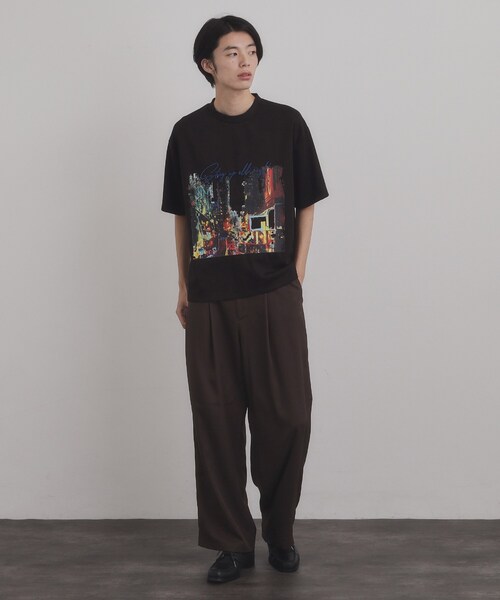 tk.TAKEO KIKUCHI(ティーケータケオキクチ)の「ブラシ刺繍半袖Tシャツ(Tシャツ/カットソー・メンズ・ナチュラル/ブラック/ホワイト・04/02/03)」の19枚目の写真