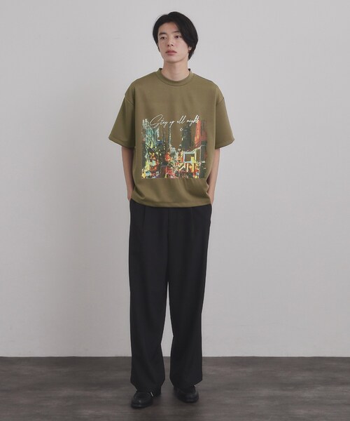 tk.TAKEO KIKUCHI(ティーケータケオキクチ)の「ブラシ刺繍半袖Tシャツ(Tシャツ/カットソー・メンズ・ナチュラル/ブラック/ホワイト・04/02/03)」の11枚目の写真