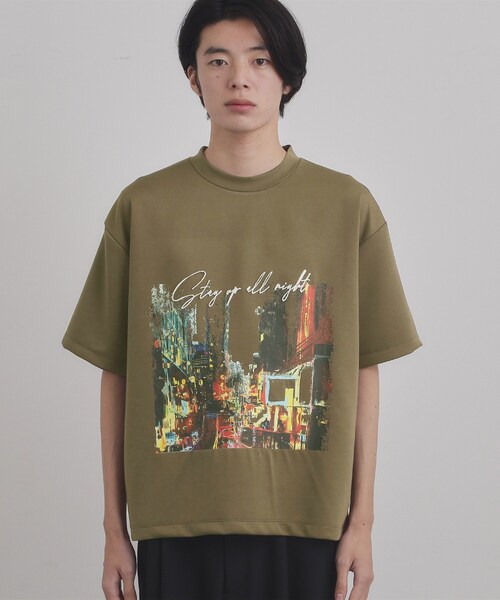 tk.TAKEO KIKUCHI(ティーケータケオキクチ)の「ブラシ刺繍半袖Tシャツ(Tシャツ/カットソー・メンズ・ナチュラル/ブラック/ホワイト・04/02/03)」の13枚目の写真