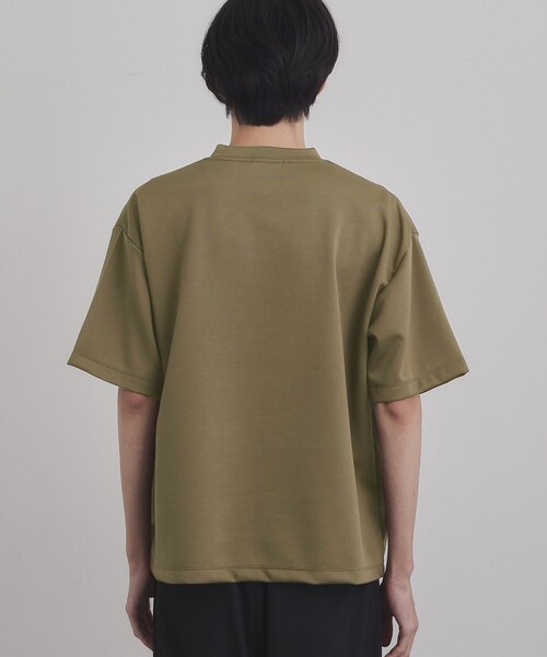 tk.TAKEO KIKUCHI(ティーケータケオキクチ)の「ブラシ刺繍半袖Tシャツ(Tシャツ/カットソー・メンズ・ナチュラル/ブラック/ホワイト・04/02/03)」の4枚目の写真
