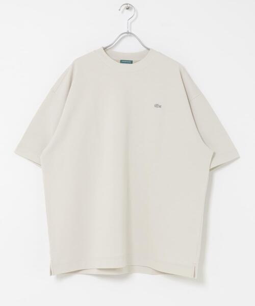LACOSTE（ラコステ）の「『別注』LACOSTE×DOORS　MOSS STITCH SHORT-SLEEVE T-SHIRTS（Tシャツ/カットソー・メンズ・アイボリー/ダークグレー/イエロー・3/4）」の11枚目の写真