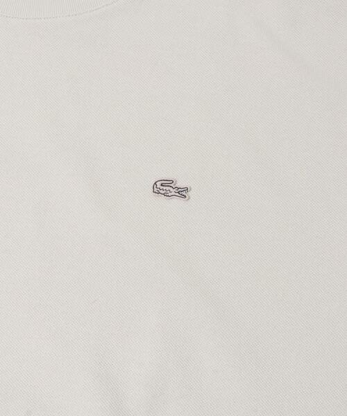 LACOSTE（ラコステ）の「『別注』LACOSTE×DOORS　MOSS STITCH SHORT-SLEEVE T-SHIRTS（Tシャツ/カットソー・メンズ・アイボリー/ダークグレー/イエロー・3/4）」の12枚目の写真