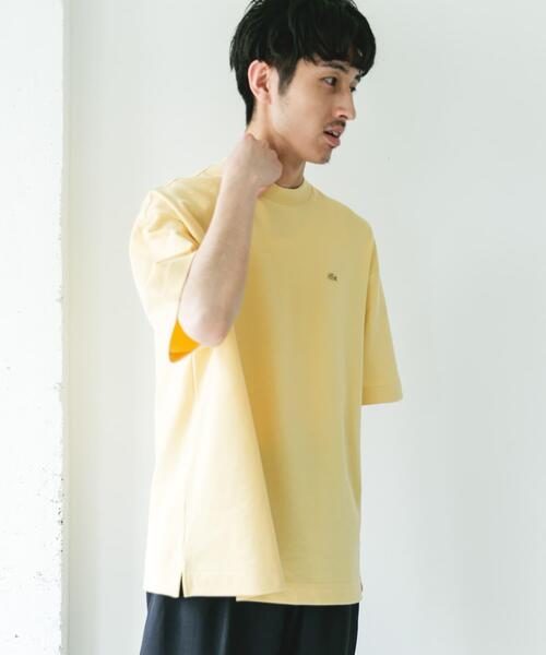 LACOSTE（ラコステ）の「『別注』LACOSTE×DOORS　MOSS STITCH SHORT-SLEEVE T-SHIRTS（Tシャツ/カットソー・メンズ・アイボリー/ダークグレー/イエロー・3/4）」の15枚目の写真